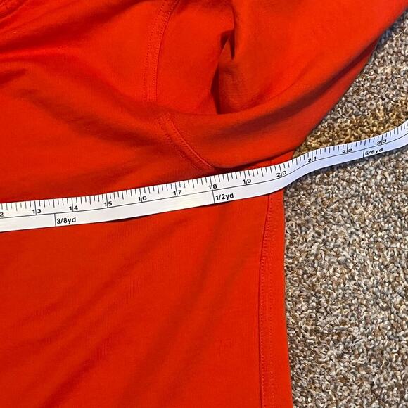 Lauren Jeans Co Full Zip Hoodie Orange Jacket.  Women's Size Small - Picture 4 of 6